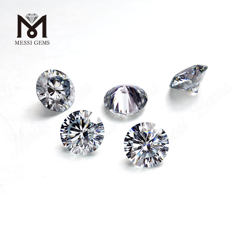 Pietra moissanite DEF da 15,0 mm Prezioso diamante bianco moissanite a forma rotonda