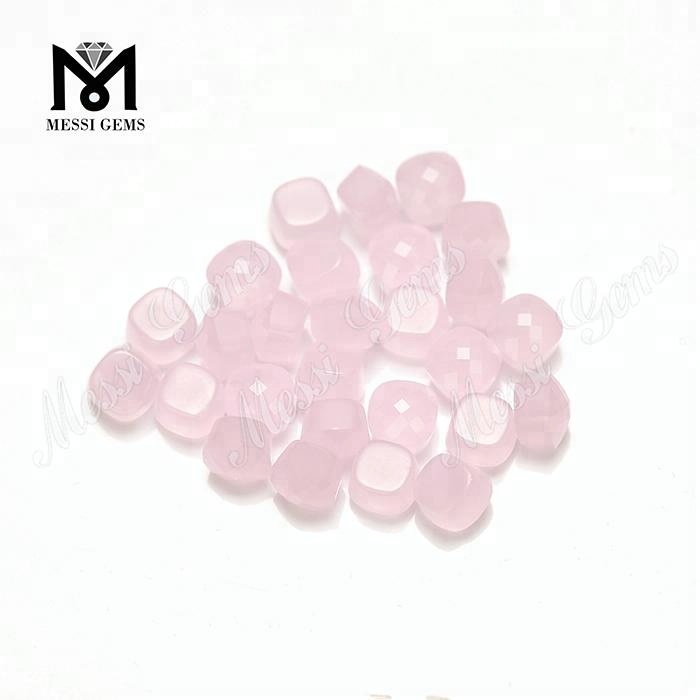 Pietra di vetro di colore rosa a forma di fungo di prezzo di fabbrica