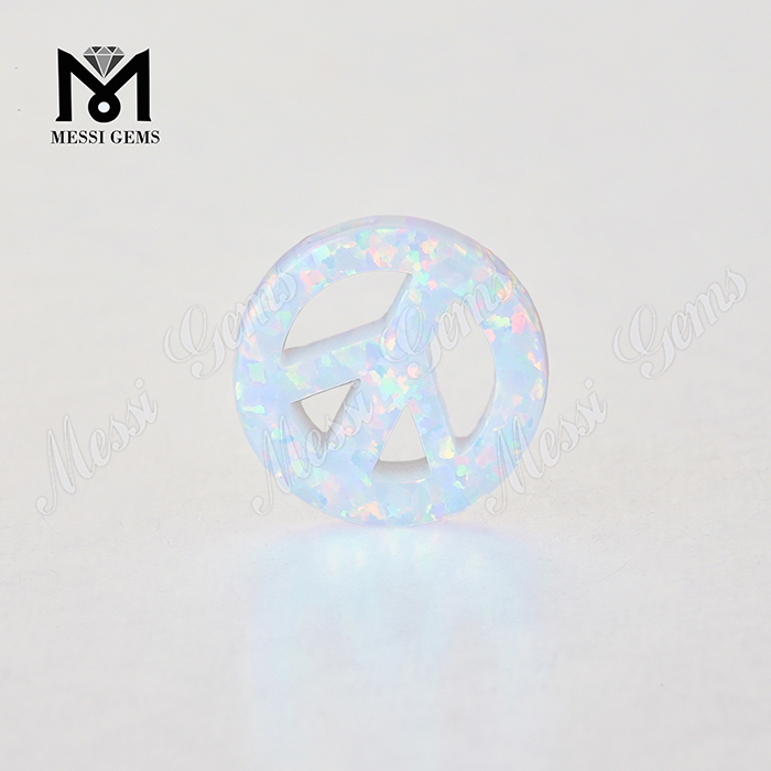 pietre opali forma sciolta forma pace, cabochon opale sintetico