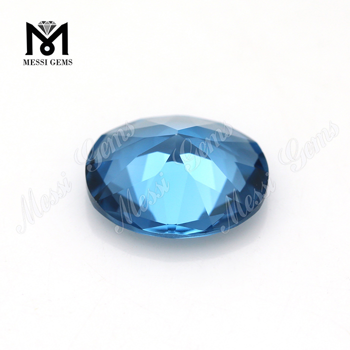 AAA qualità # 120 pietre blu sfaccettate ovali gemme di spinello sciolte in vendita