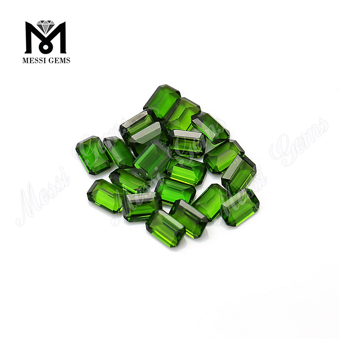 Pietra preziosa naturale del diopside del cromo del taglio dello smeraldo di alta qualità di vendita calda