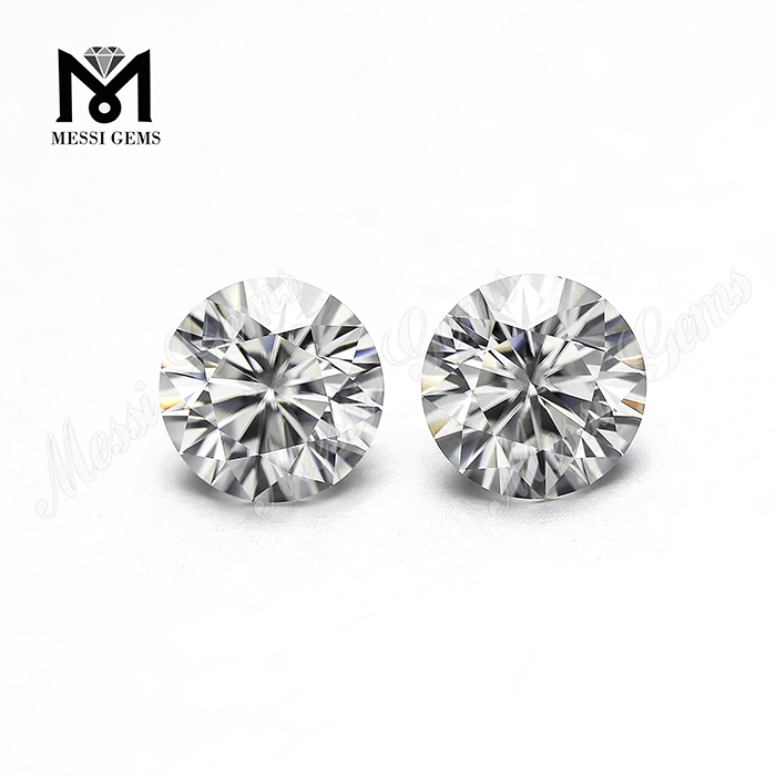 Diamante moissanite da 1 carato Forma Rotonda 6,5 ​​mm