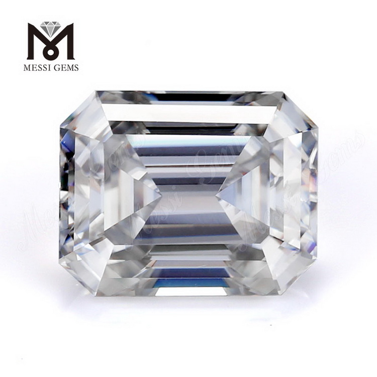 Prezzo di fabbrica diamante moissanite all'ingrosso 8x6mm DEF Moissaniti taglio smeraldo bianco