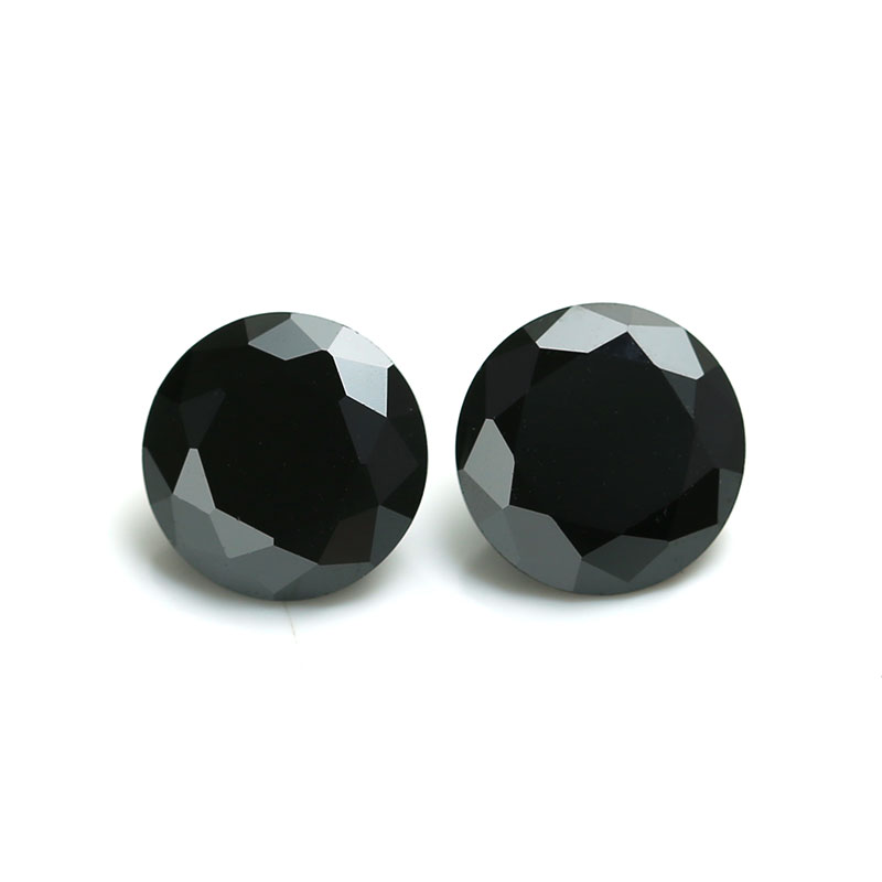 Diamante moissanite sciolto di piccole dimensioni 1-3mm prezzo moissanite diamante nero taglio brillante rotondo