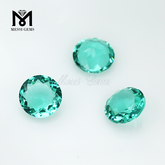 Perle di vetro colorate Paraiba con pietre preziose sciolte da 8,0 mm