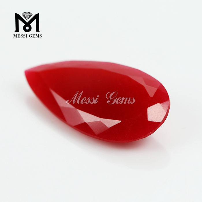 PS 15x30 mm Pietra preziosa agata rossa