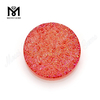 Perle di pietra Druzy Forma rotonda Colore rosso Pietre preziose naturali di agata Druzy MG-DR027