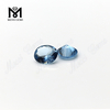 Sintetico 10x12mm taglio ovale 106# pietra di spinello blu pietre preziose di spinello sintetico prezzo