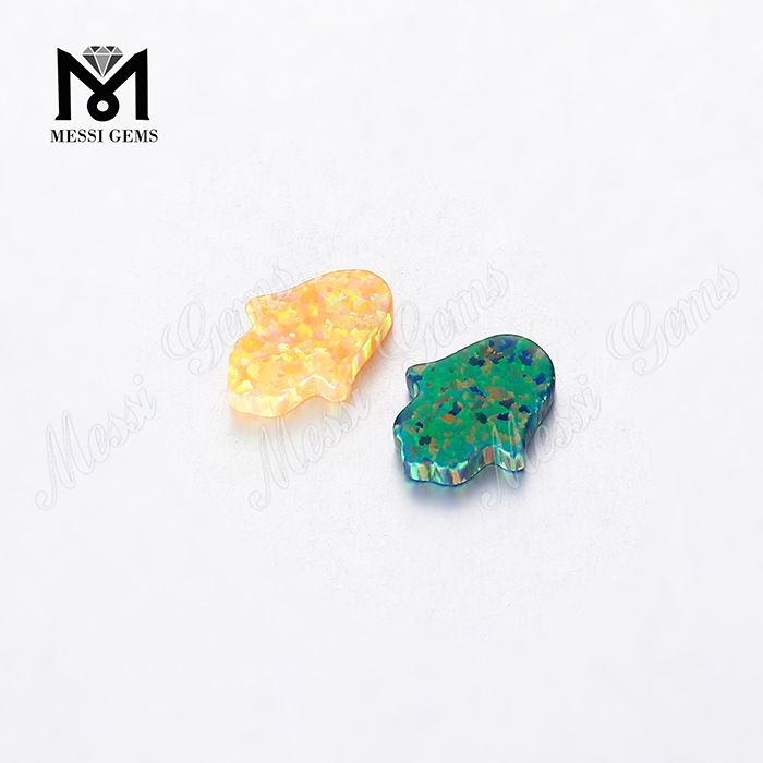 OP69 11x13mm perline sintetiche hamsa opale prezzo per la creazione di gioielli