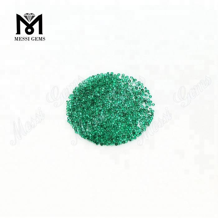 1,25 mm piccolo laboratorio creato pietre preziose smeraldo prezzo per carato in vendita