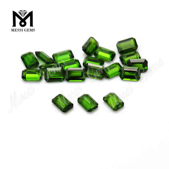 Pietra preziosa naturale del diopside del cromo del taglio dello smeraldo di alta qualità di vendita calda