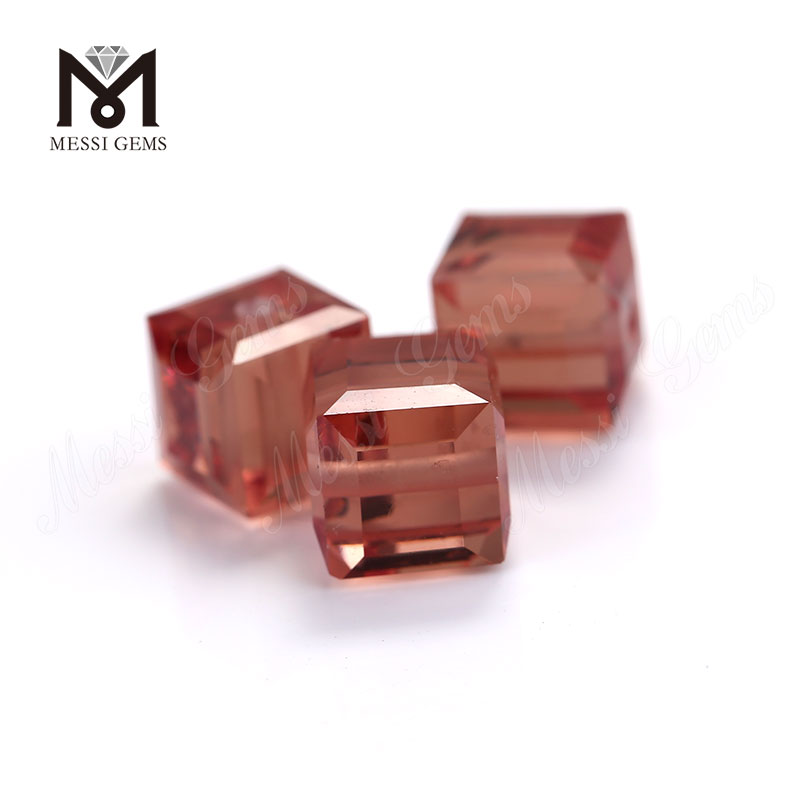 Gemme di vetro trasparenti con cambio colore a cubo decorativo prezzo di fabbrica