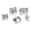 Pietre diamantate sintetiche a taglio radiante colore D 10x10mm bianco vvs moissanite sciolte