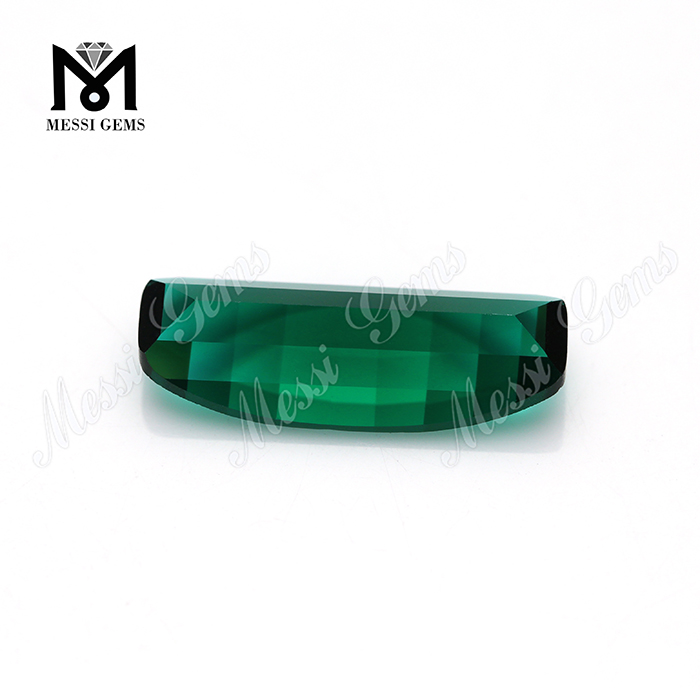 pietra di vetro color smeraldo nano cristallo per gioielli