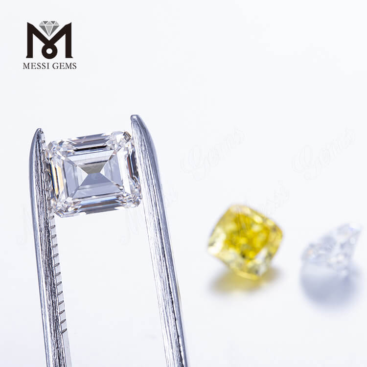 diamanti creati in laboratorio hpht 3,15 carati H VSI1 EX TAGLIO SMERALDO bianco hpht