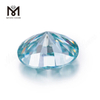 8 * 10-10 * 12 mm Moissanite sintetica blu mare ovale Alta qualità