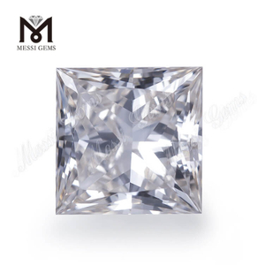 Princess quadrata Sciolto 2ct diamanti artificiali prezzo prezzo per gioielli 