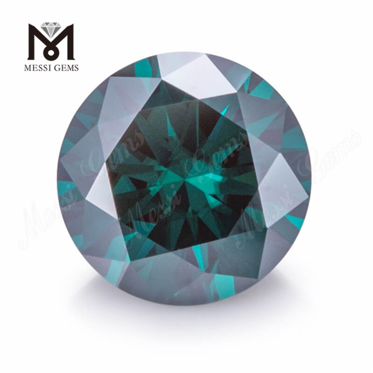 Prezzo all'ingrosso del diamante Moissanite da 1-3 carati Teal Moissanite