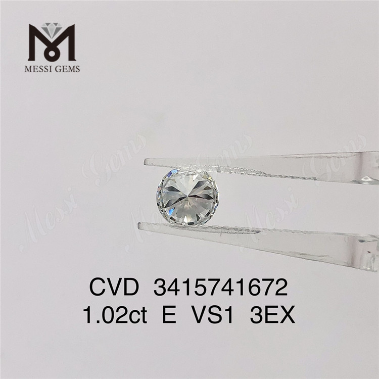 Diamante da laboratorio VS 3EX da 1,02 ct, diamante artificiale di colore rd E disponibile