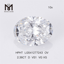 2.36CT D VS1 VG VG HPHT OV diamante coltivato in laboratorio IGI