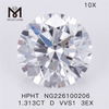 1.313CT D HPHT diamante artificiale VVS1 3EX prezzo produttore di diamanti coltivati ​​in laboratorio