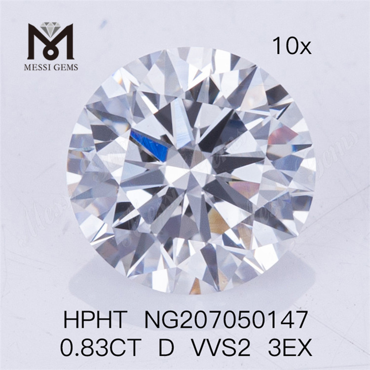 HPHT 0.83CT D VVS2 prezzo all'ingrosso 3EX Lab Diamonds 