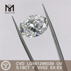 5.18CT OV F VVS2 EX EX LG561296039 diamante coltivato in laboratorio CVD 