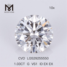 1.03CT G VS1 Loose Lab Diamond Sale ID EX EX Diamanti coltivati ​​in laboratorio all'ingrosso 