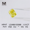 1.51CT FVY VS2 CU VG VG diamante da laboratorio HPHT LG488153588