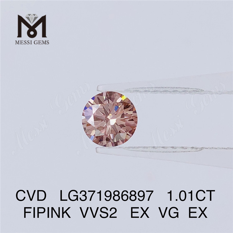 1.01CT FIPINK VVS2 diamanti creati in laboratorio all\'ingrosso CVD LG371986897
