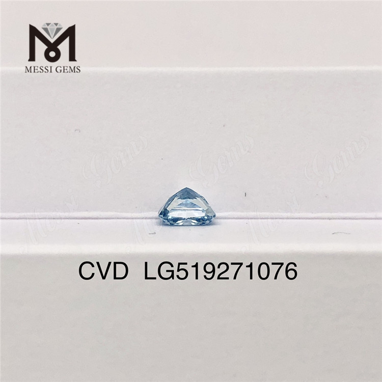 1.09CT SQUARE FANCY BLUE VVS2 EX VG diamante da laboratorio CVD LG519271080 