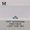 1.27CT FANCY VVS2 3EX diamanti blu cresciuti in laboratorio all\'ingrosso HPHT NF303230006