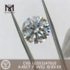 4.45CT F VVS2 ID EX EX Vendita all\'ingrosso di diamanti cvd di grandi dimensioni a prezzi accessibili