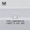 4.30CT G VS1 3EX Ottieni grandi sconti sul nostro cvd da 4 ct in diamante LG597394176