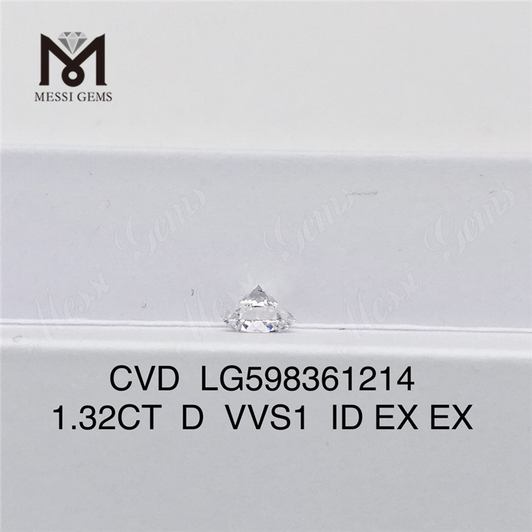1.32CT D VVS1 ID EX EX diamante da laboratorio cvd Qualità eccezionale LG598361214