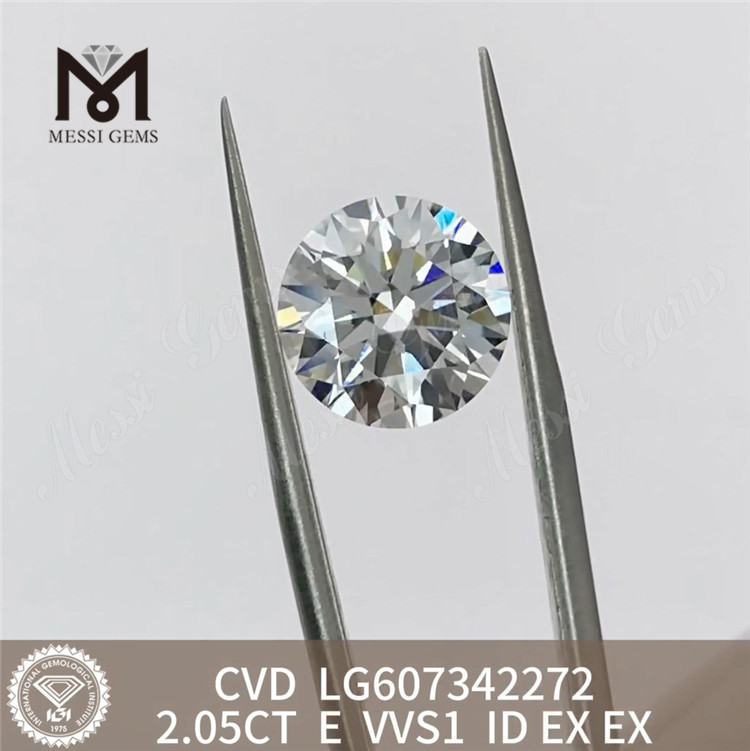 Diamanti di classificazione IGI da 2,05 ct E VVS1 CVD Diamond Unveiling The Beauty丨Messigems LG607342272 