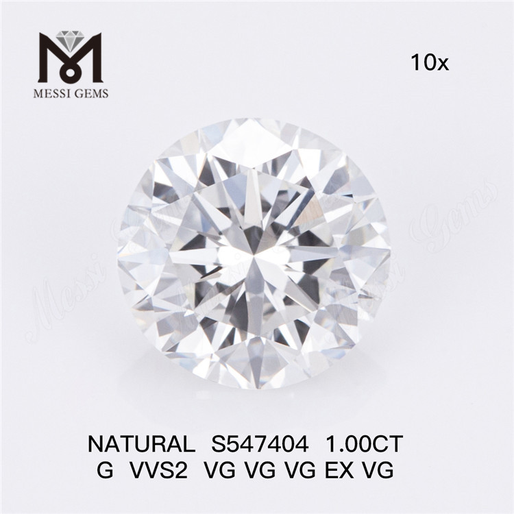 1.00CT G VVS2 VG Diamanti naturali Acquista eleva i tuoi design di gioielli S547404丨Messigems