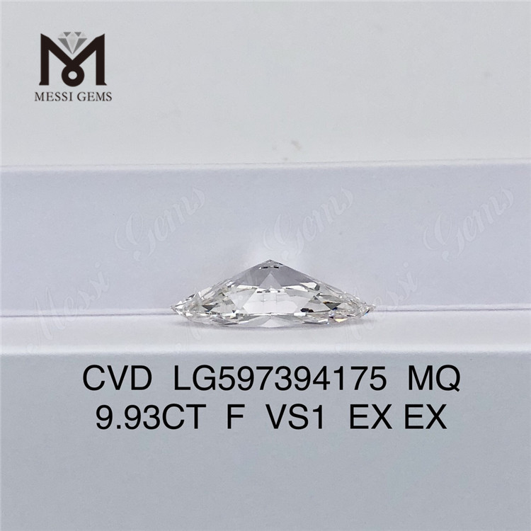 9.93CT F VS1 EX EX aumenta il tuo inventario con diamanti coltivati ​​in laboratorio MQ CVD LG597394175丨Messigems