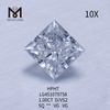 Diamante rotondo coltivato in laboratorio da 1,00 carati D HPHT VS2