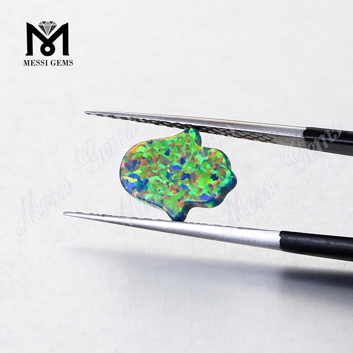 OP69 11x13mm perline sintetiche hamsa opale prezzo per la creazione di gioielli