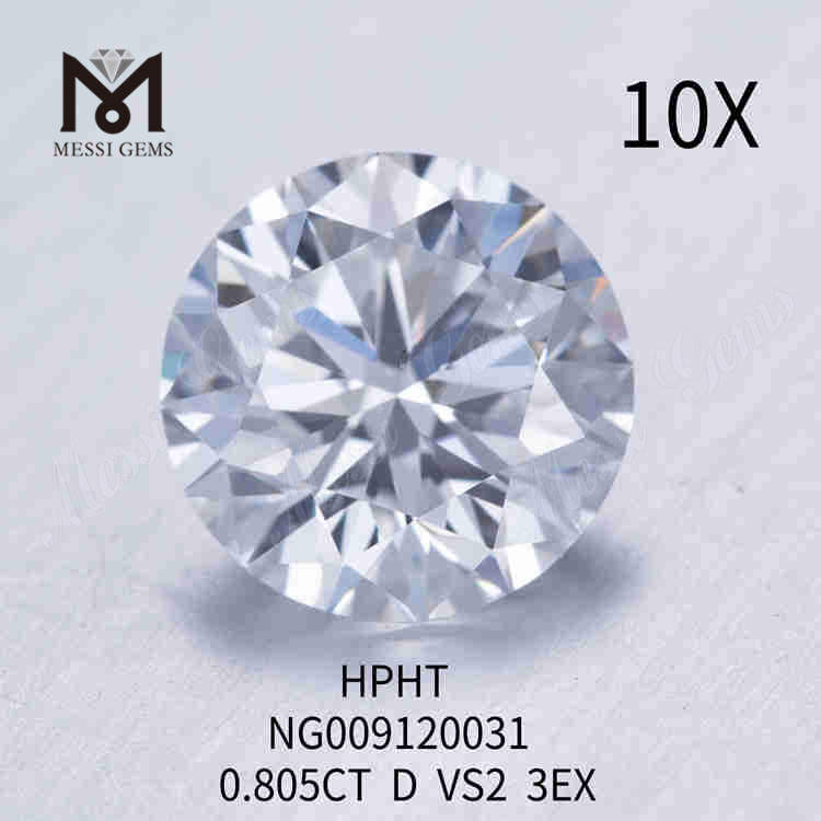Diamante sciolto 3EX da 0,805 carati D/VS2