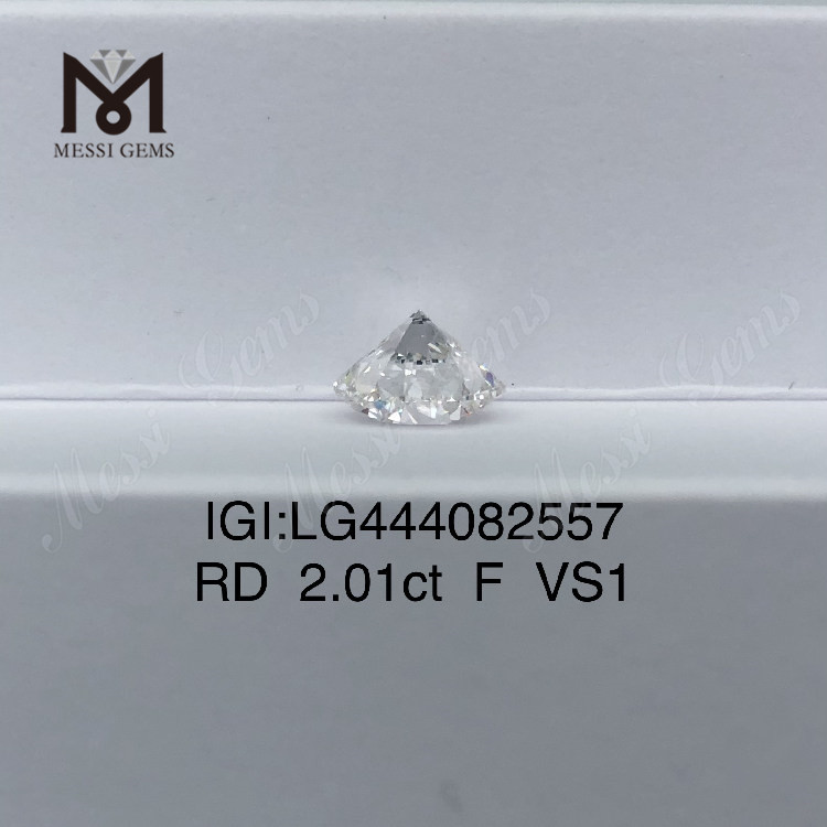 2.01 carati F VS1 EX Cut Round Prezzo del diamante creato in laboratorio da 2 carati 