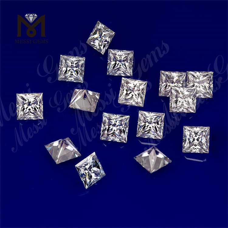 Produttore di moissanite Moissanite sciolto bianco trasparente di alta qualità 9 * 9mm