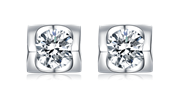 Messi Gems 925 gioielli in argento 2 carati def moissanite donne orecchino