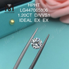 1,20 carati D VVS1 Diamanti rotondi BRILLIANT IDEAL Cut HPHT lab