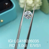 1.0CT E / VS1 Round EX VG Lab Grown Diamond Loose Lab Diamond Prezzo di vendita all\'ingrosso
