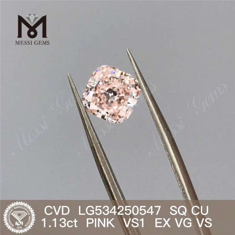 1.13ct VS1 EX VG VS CVD CU diamante rosa coltivato in laboratorio prezzo IGI LG534250547