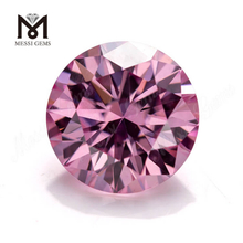 Certificato GRA Alta qualità 1Carat Prezzo all'ingrosso Moisonite rosa Pietra preziosa di forma rotonda per gioielli