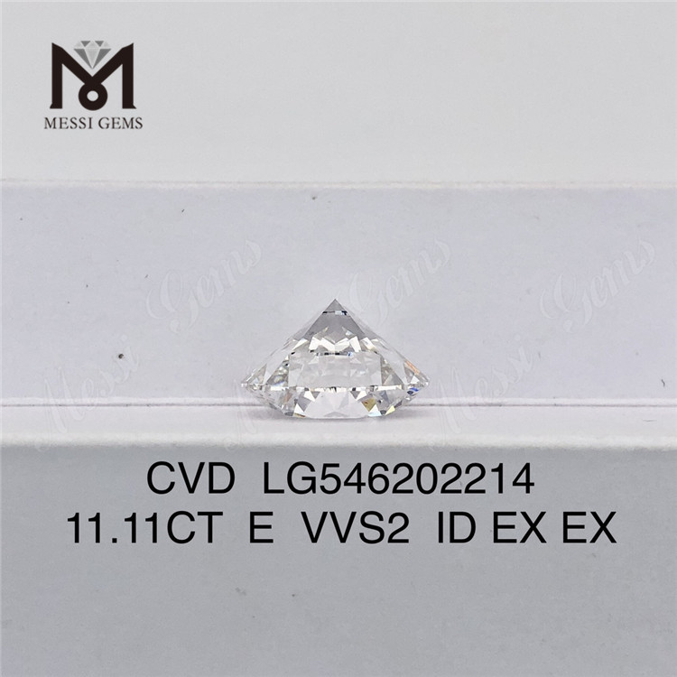 11.11CT E VVS2 ID EX EX diamante da laboratorio più grande CVD LG546202214