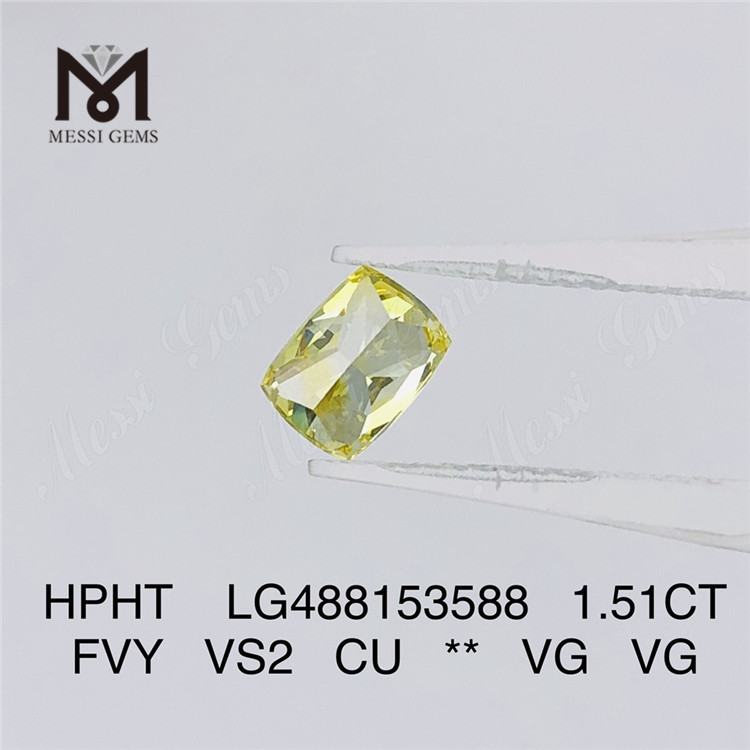 1.51CT FVY VS2 CU VG VG diamante da laboratorio HPHT LG488153588